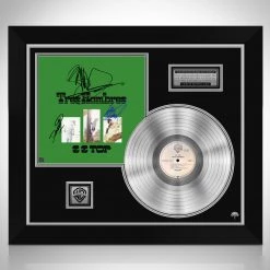 Rare-T ZZ Top - Tres Hombres Limited Signature Edition Studio Licensed Platium LP Custom Frame