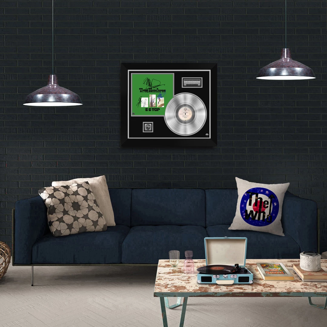 Rare-T ZZ Top - Tres Hombres Limited Signature Edition Studio Licensed Platium LP Custom Frame 2 Rare-T ZZ Top - Tres Hombres Limited Signature Edition Studio Licensed Platium LP Custom Frame