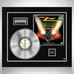 RARE-T Limited Edition Frames ZZ Top Eliminator Platinum LP Limited Signature Edition Studio Licensed Custom Frame